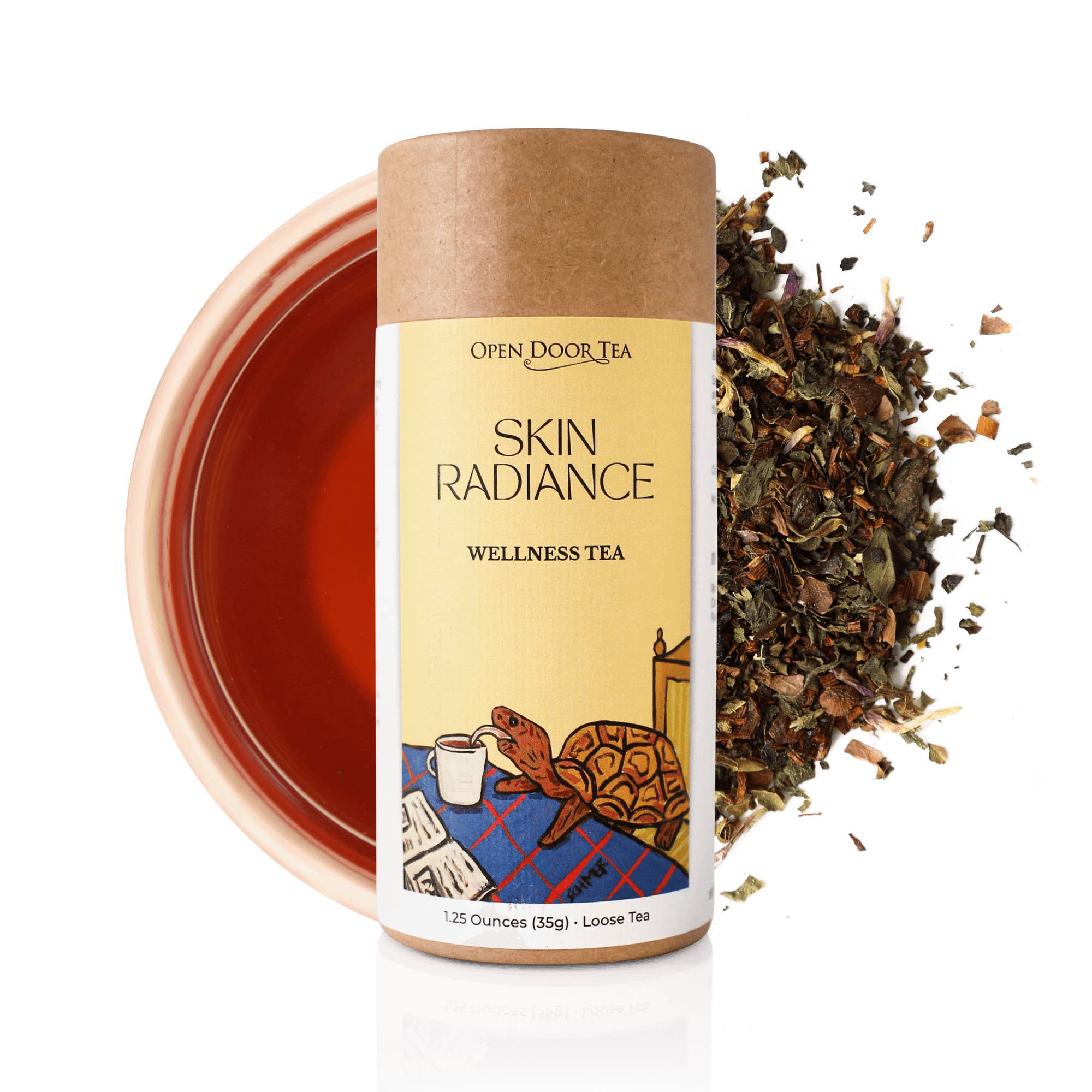 Open Door Tea - Venta al por mayor Tés saludables/desintoxicantes - Skin Radiance | Té de rooibos | A granel o al por menor