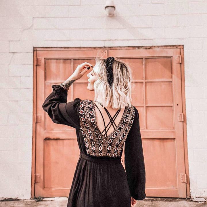 Iris Atelier - Wholesale Fashion Headband - Women's - Braided Velvet Headband - Smaller Version2