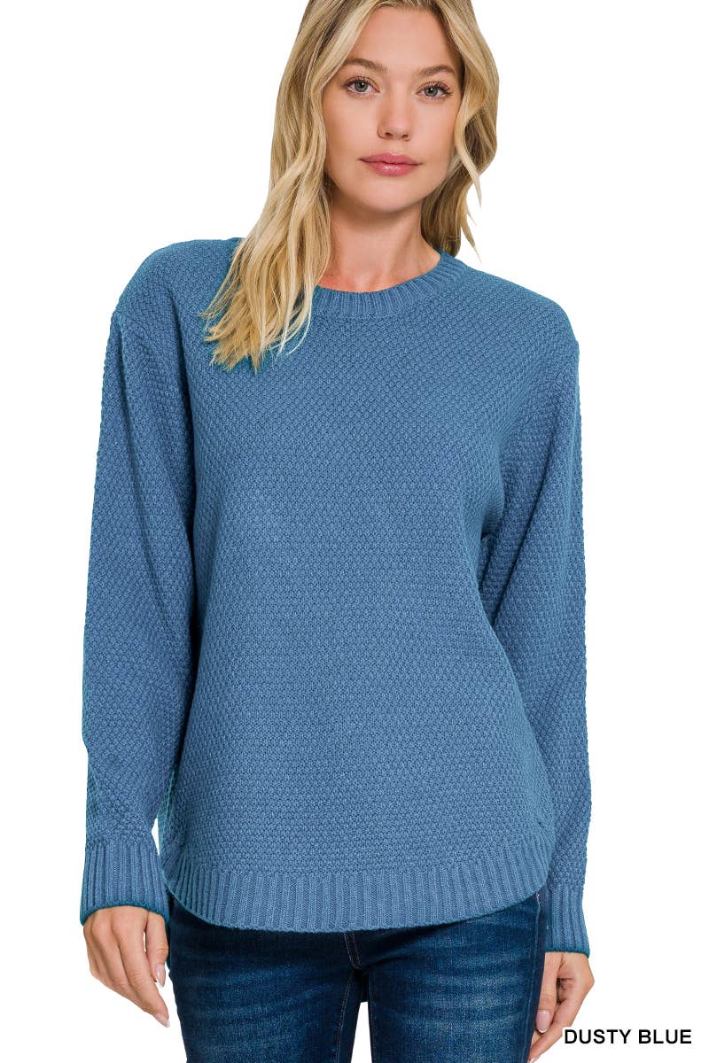 42POPS - Wholesale Knit Sweater - Women's - ",..._ Round Neck Basic Sweater4