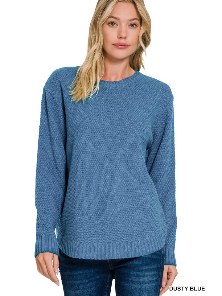 42POPS - Wholesale Knit Sweater - Women's - ",..._ Round Neck Basic Sweater4