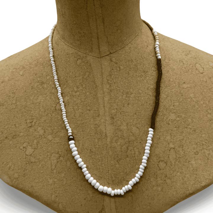 Eliana Beaded Necklace with Pearl for wholesale by Audax