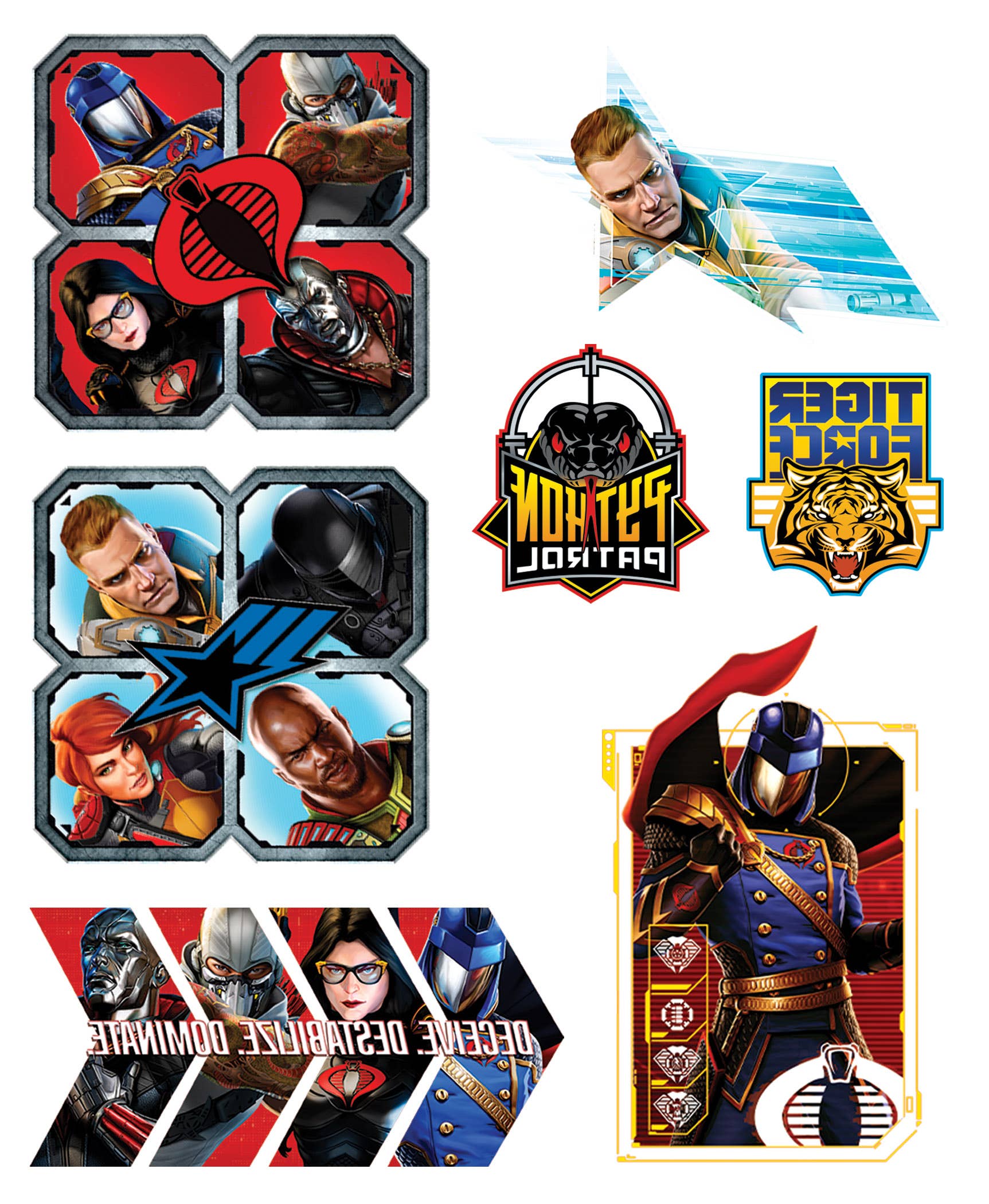 Savvi - Wholesale Temporary Tattoo - Kids - GI Joe - Tattoo Pouch - LP33462.AA-013