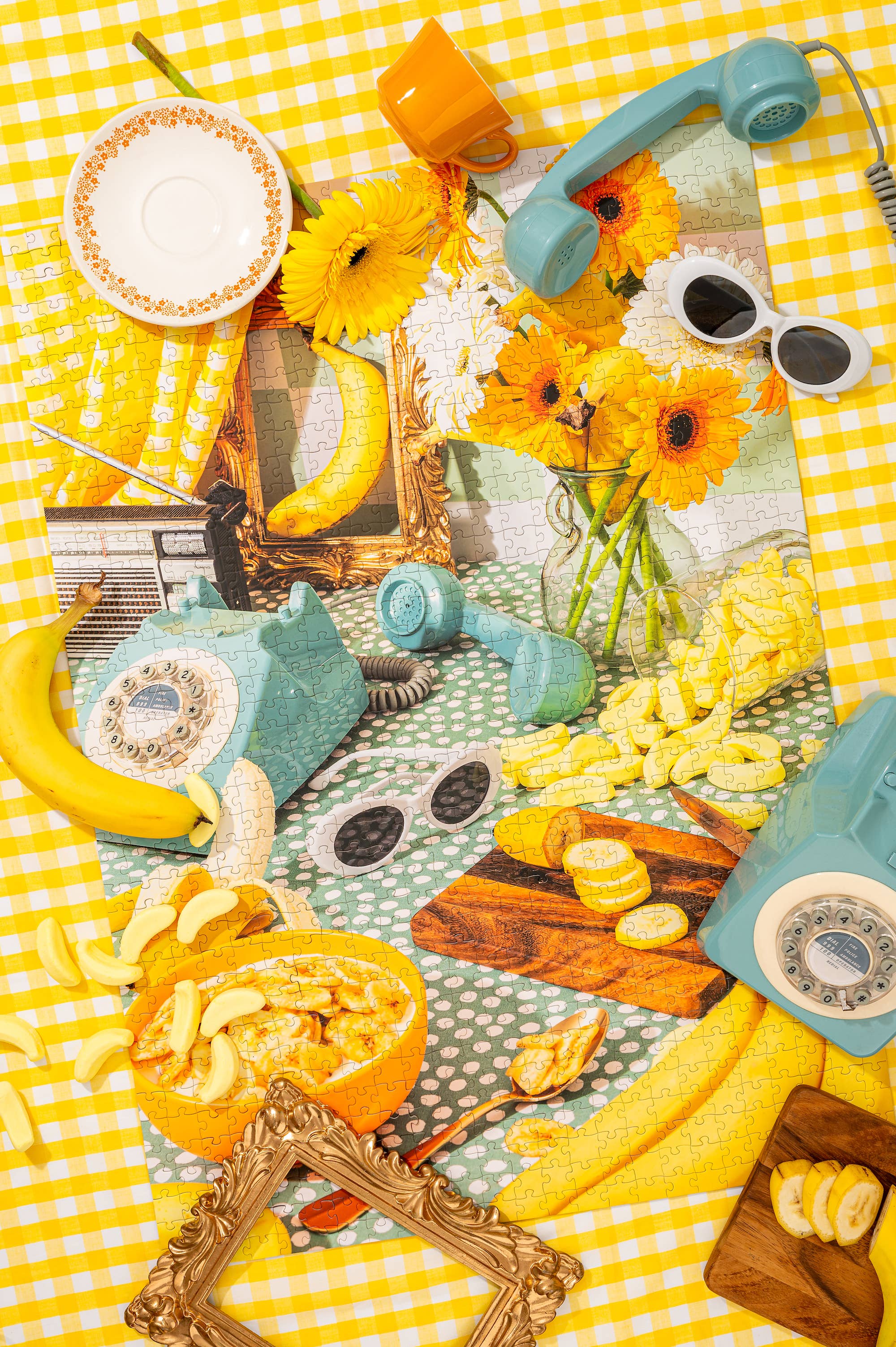 Pezel Puzzles - Wholesale Puzzle - Adult - 🍌 Go Bananas 🍌 | 1000 Piece Jigsaw Puzzle w/ Canvas Bag1