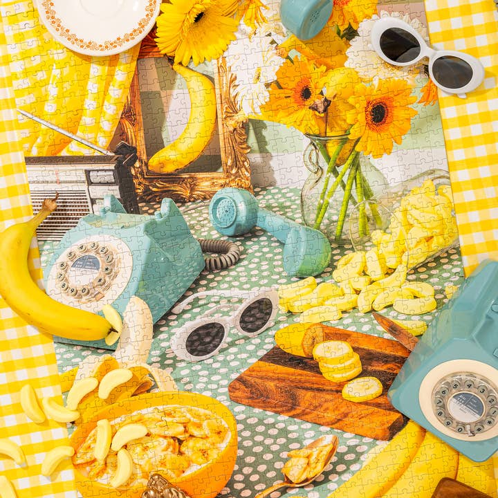 Pezel Puzzles - Wholesale Puzzle - Adult - ๐ Go Bananas ๐ | 1000 Piece Jigsaw Puzzle w/ Canvas Bag1