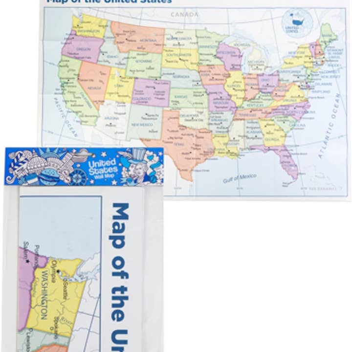 United States Poster Size Map - 40" x 28" for wholesale by Innovarix