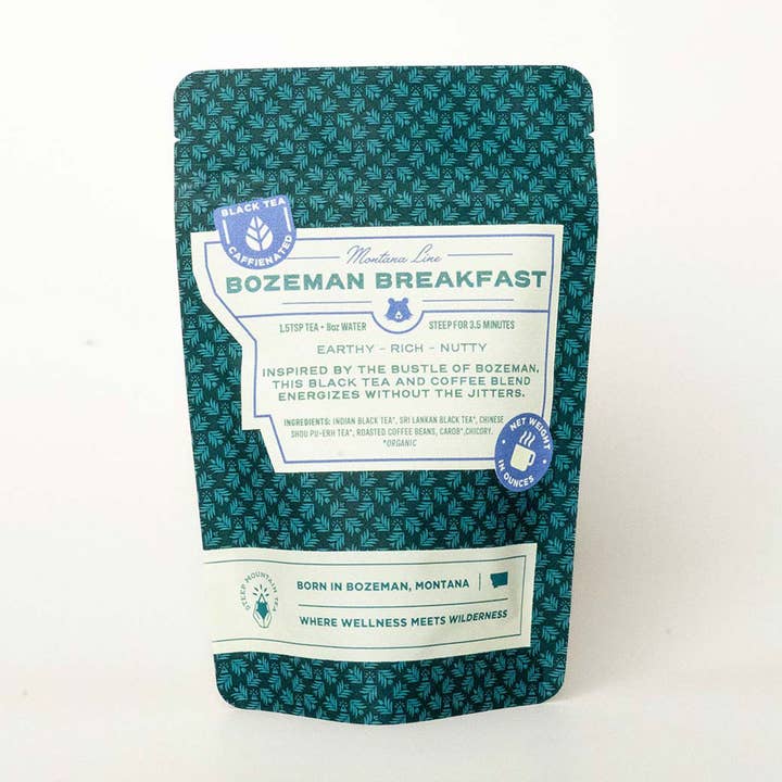 Bozeman Breakfast Tea for wholesale by Steep Mountain Tea