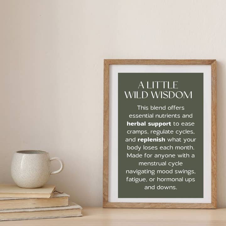 Wild Woman Herbal Apothecary - Wholesale Health/Detox Tea - Moon Cycle Support Tea | Hormone Balance, PMS & Self Care5