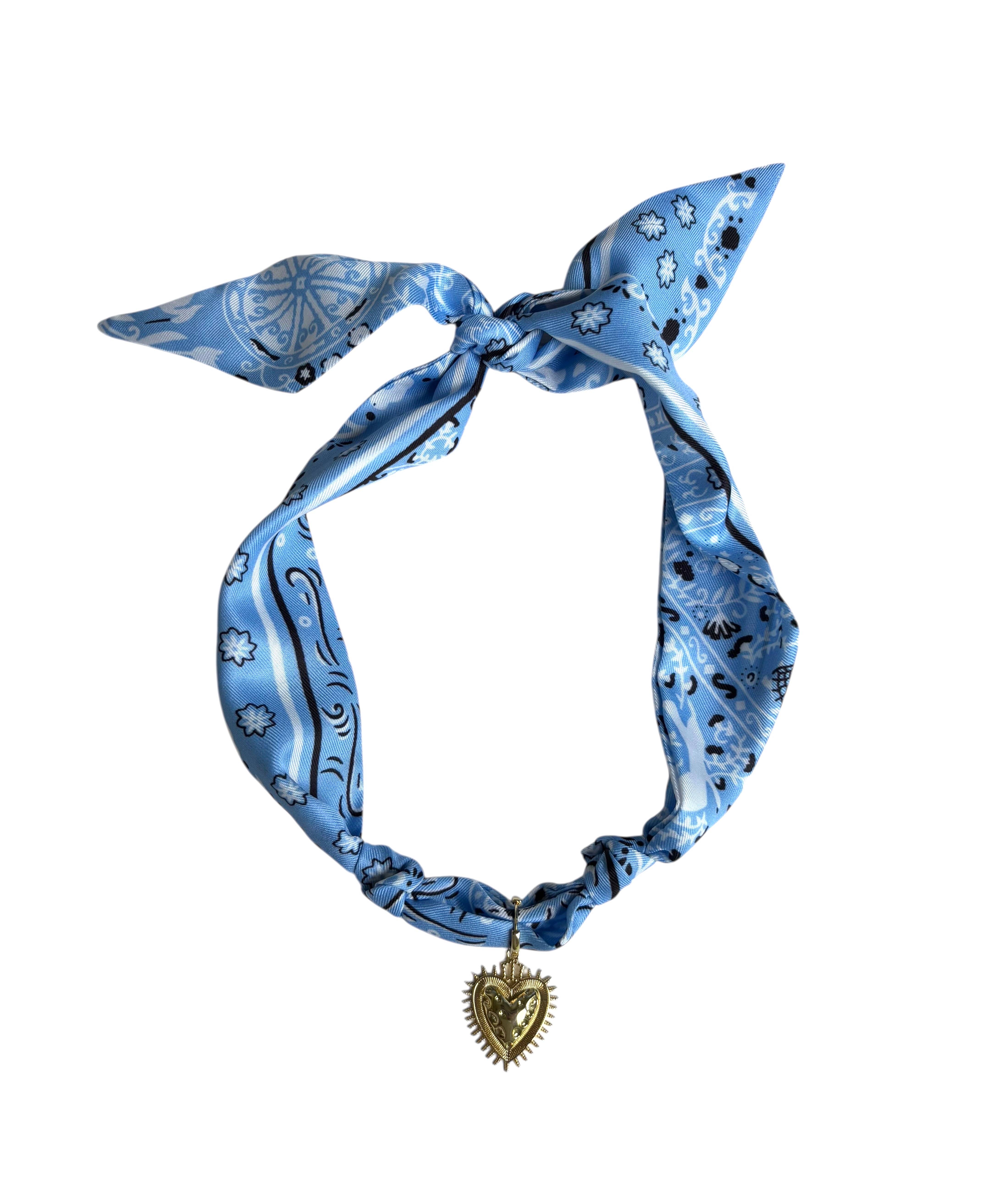 Nora James jewelry - Vente Colliers à pendentif - Collier foulard Cheyenne1