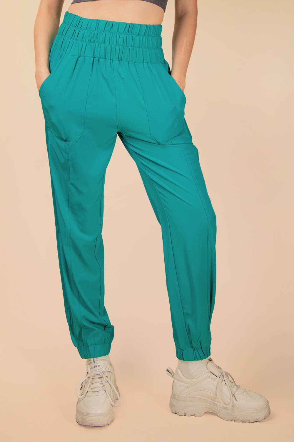 VERY J - Wholesale Athletic Sweatpants/Joggers - Women's - NP70063-Elasticized waist jogger pants22