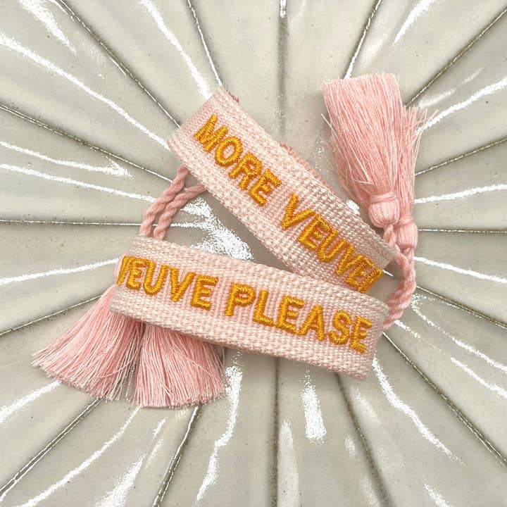 Parsley & Pepper - Wholesale Woven/Braided Bracelet - MORE VEUVE PLEASE Statement Bracelet woven, embroidered1