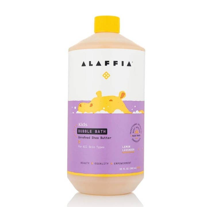 Alaffia - Wholesale Bubble Bath - Kids Bubble Bath - Lemon Lavender