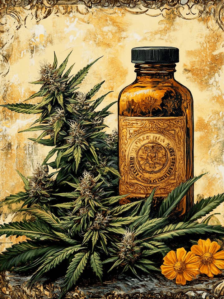 Medical Marijuana Wall Art Prints – 8″x10″ Artwork for 11″x14″ Frame for wholesale by Mowbi