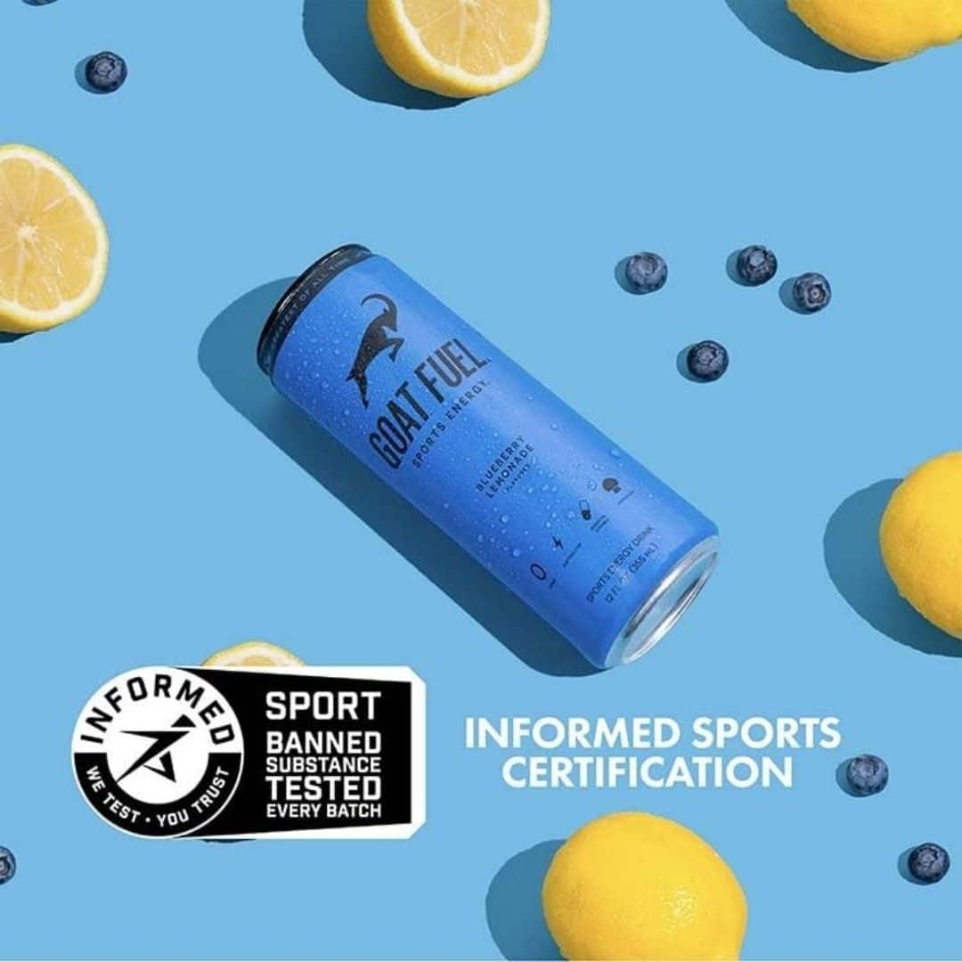 L&F Universal Goods - Wholesale Sports/Energy Drink - Goat Blueberry Lemonade 12/12Oz2