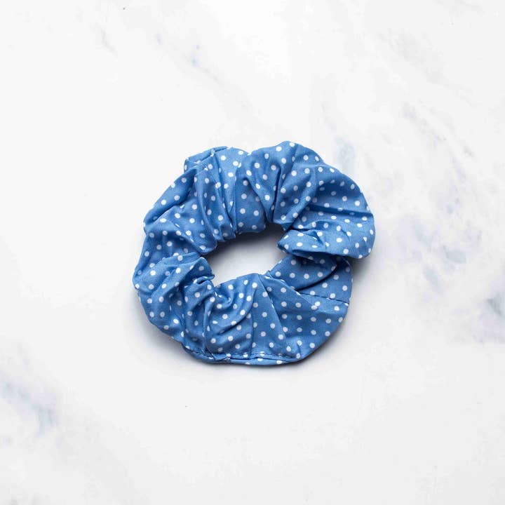 Tiepology - Wholesale Scrunchie - Women's - Blue Jeans Hair Scrunchie Set