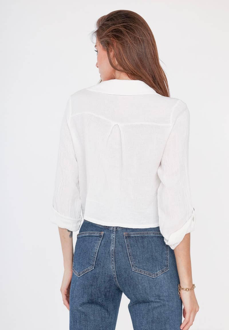 LINEN & COTTON HOUSE – Großhandel Bluse – Damen – Leinenweste 3025 MY VEST7