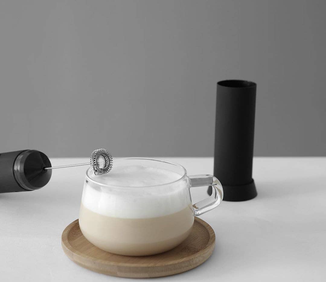 Viva | Espro | Liiton - Wholesale Tea Set - Classic™ Glass Tea / Coffee Cup & Wood Saucer Set5