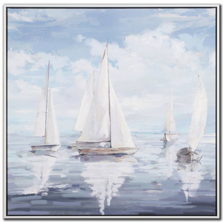 Sailboat Symphony I Canvas Wall Art for wholesale by Streamline Art