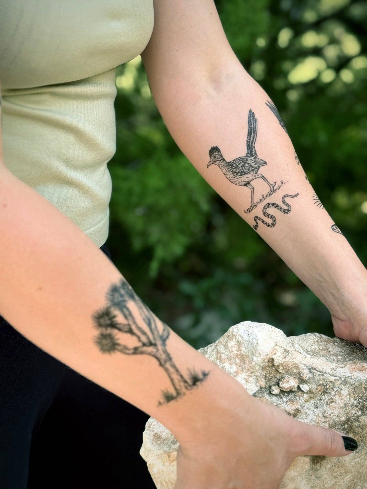 NatureTats - Wholesale Temporary Tattoo - Roadrunner Temporary Tattoo1