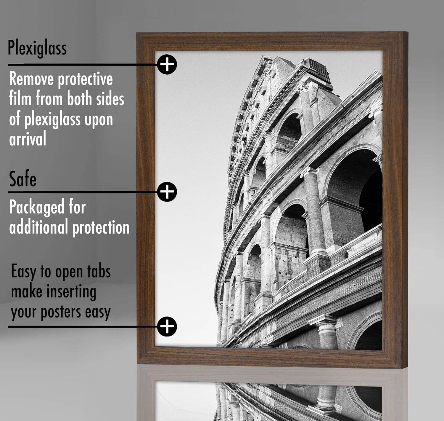 Americanflat - Wholesale Picture Frame - Americanflat Poster Frame with Wide Molding178