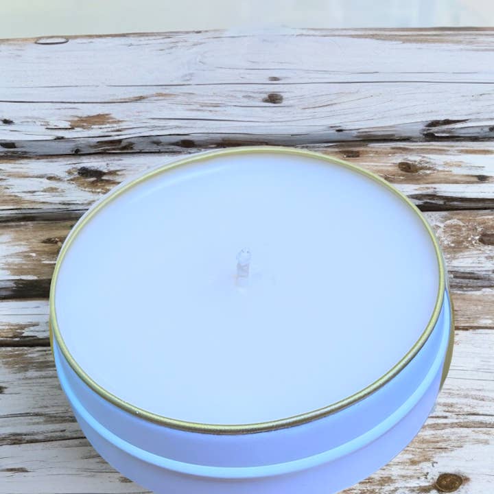 Monumental Candles LLC - Wholesale Travel Candles - Agave + Black Ice - 1.5 oz Tin Candle