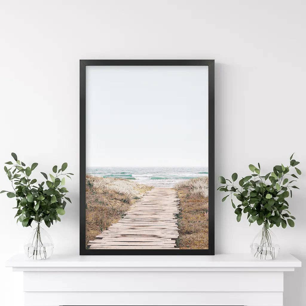 Art Lane - Wholesale Art Print - Beige Beach Pathway Wall Decor. Modern Boho Print3