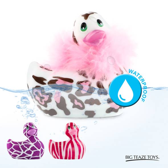 It's the BOMB® - Wholesale Sex Toy - 3 Pink Panther Ducks w/Boa I Rub My Duckie Massager Vibrator4