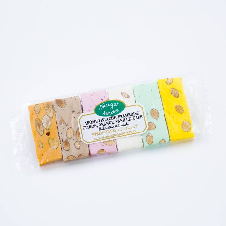 SUPREM' NOUGAT – Großhandel Nougat – Weiche Nougat-Sticks — 6 Düfte — 75 g