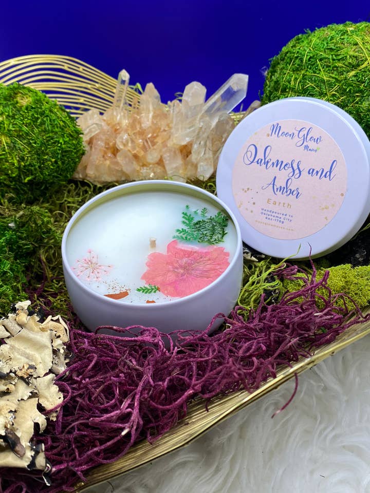 Kerze mit Erdelement für den Großhandel von MoonGlow Maven