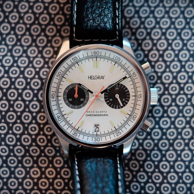 Helgray Watches - Wholesale Wrist Watch - Men's - Silverstone White4