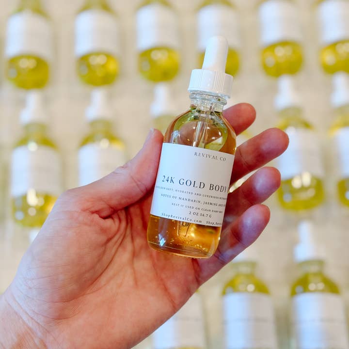 Revival Co - Wholesale Bath/Body Oil - 24K Gold Luxurious Body OilÂ