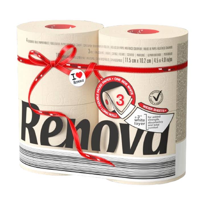 10 packs of 4 Vanilla Toilet Paper rolls 3 Ply 180 Sheets for wholesale by ROLL-LUX