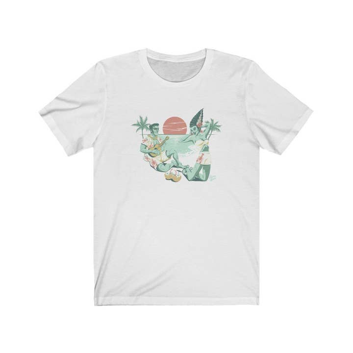 Sweet Siren Designs - Wholesale T-Shirt (Graphic) - Unisex - We're Alive! Horror Monsters Unisex Tee1