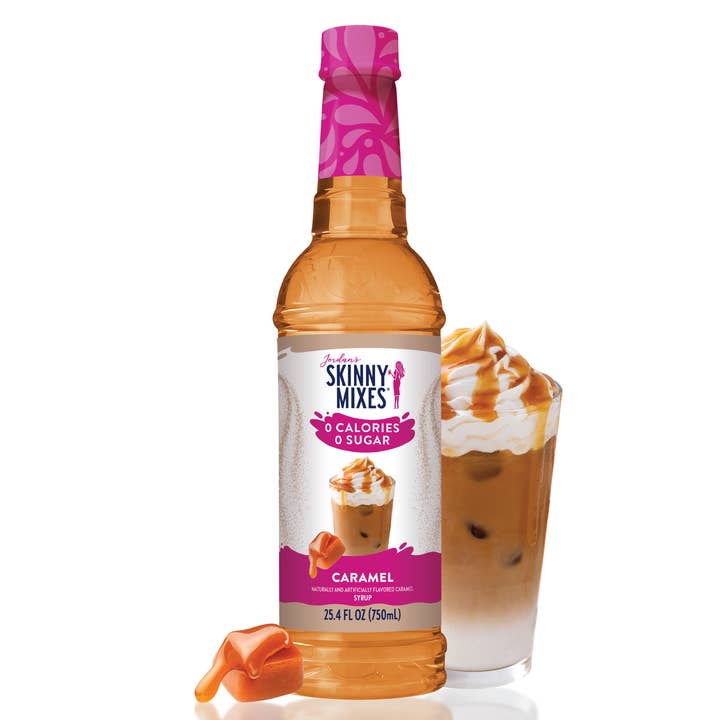 Sugar Free Caramel Syrup for wholesale by Jordan's Skinny Mixes