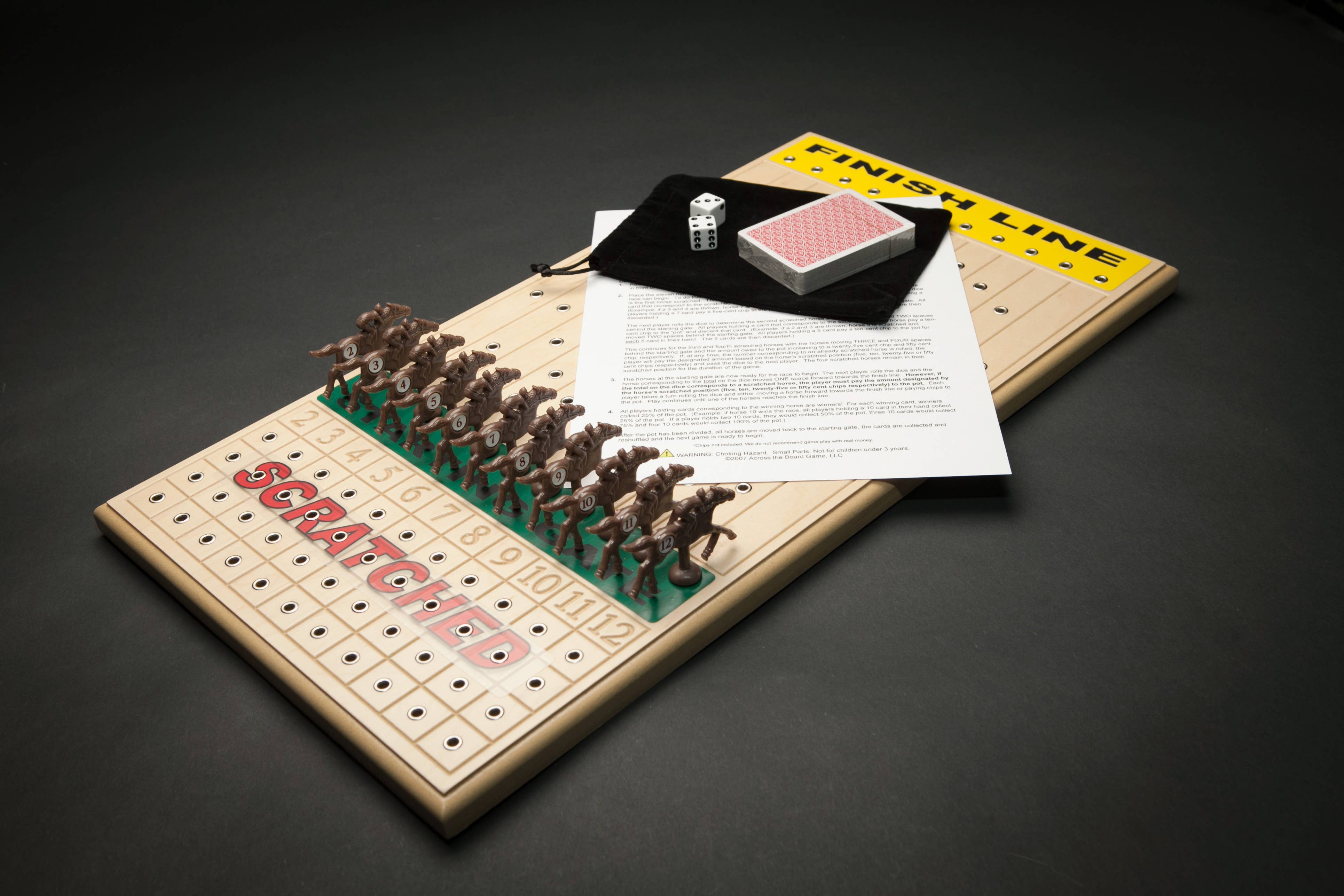 Across the Board - Wholesale Bordspel - Horseracing Gametop Maple1