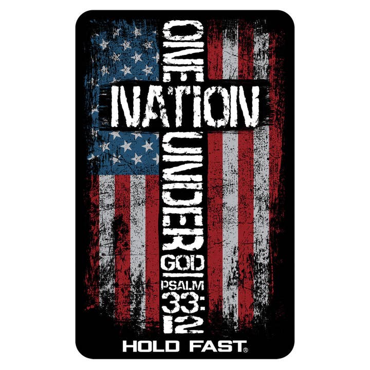 Autocollant ONE Nation HOLD FAST pour la vente par Kerusso
