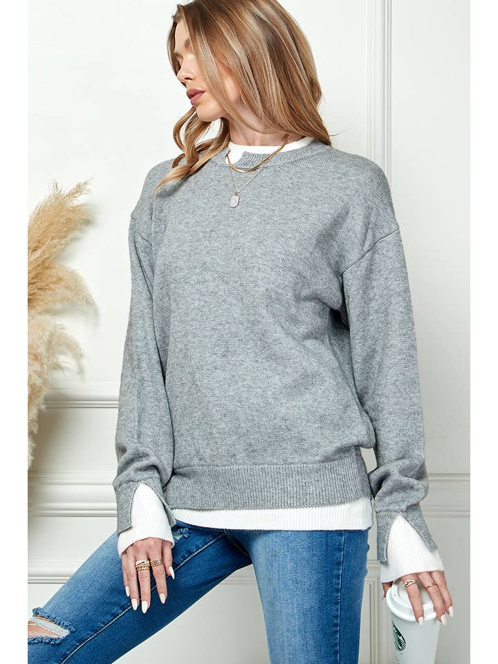 Cezele - Vendita all'ingrosso Maglione tricot - Donna - Maglione in maglia a maniche lunghe - 100% acrilico21