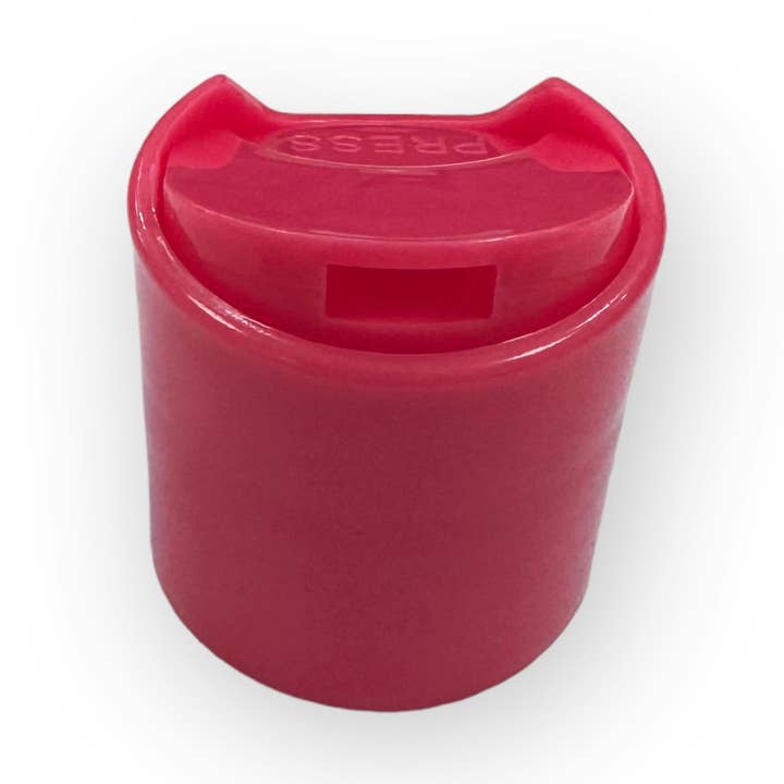 Rosa Tappo a disco rosa da 24 mm (adatto ai nostri flaconi da 100 ml e 250 ml) in vendita all'ingrosso su Faire0