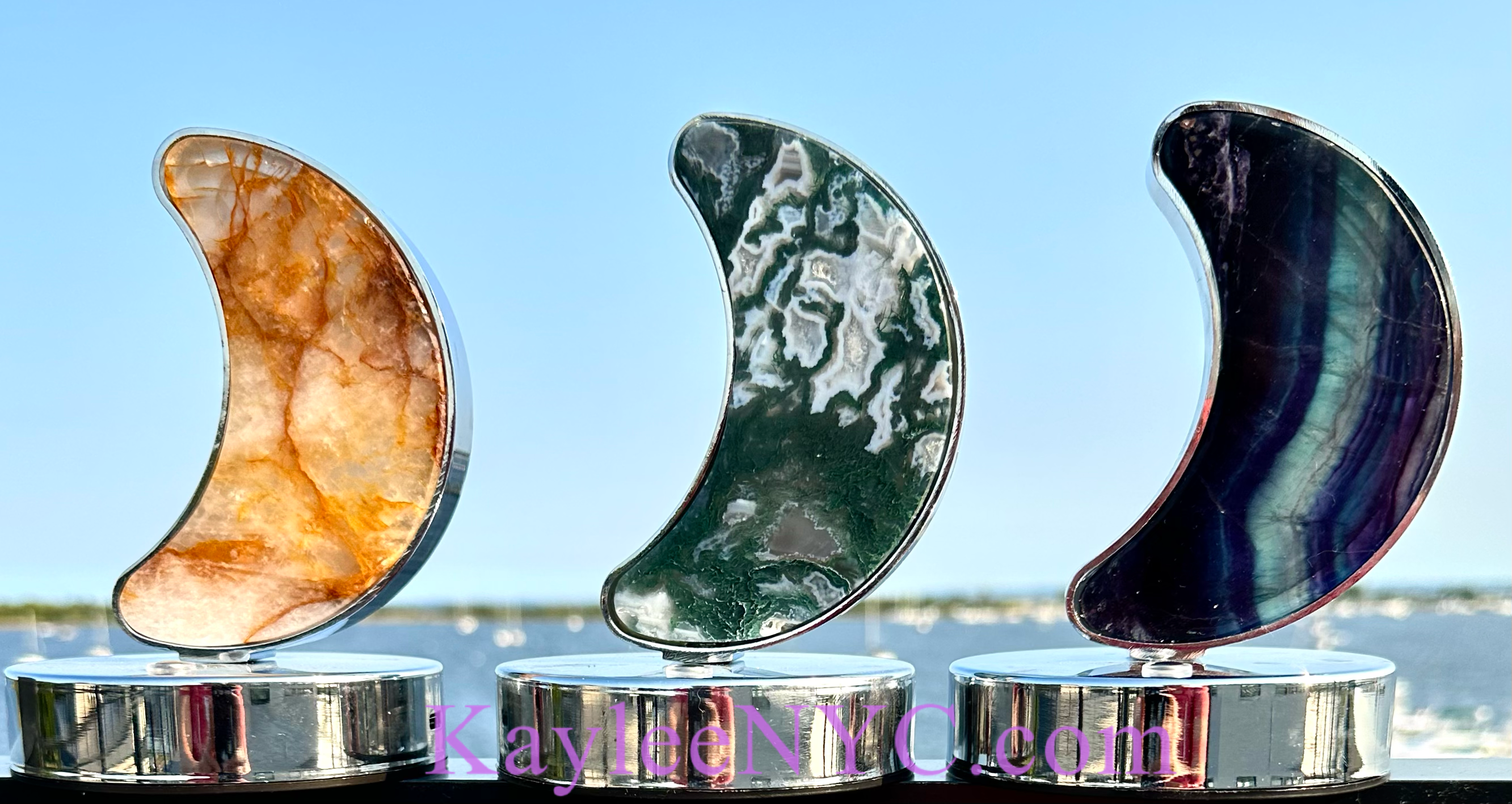 KayleeNYC - Wholesale Accent/Desk Lamp - Natural Crystal Moon Lamp Healing Energy2