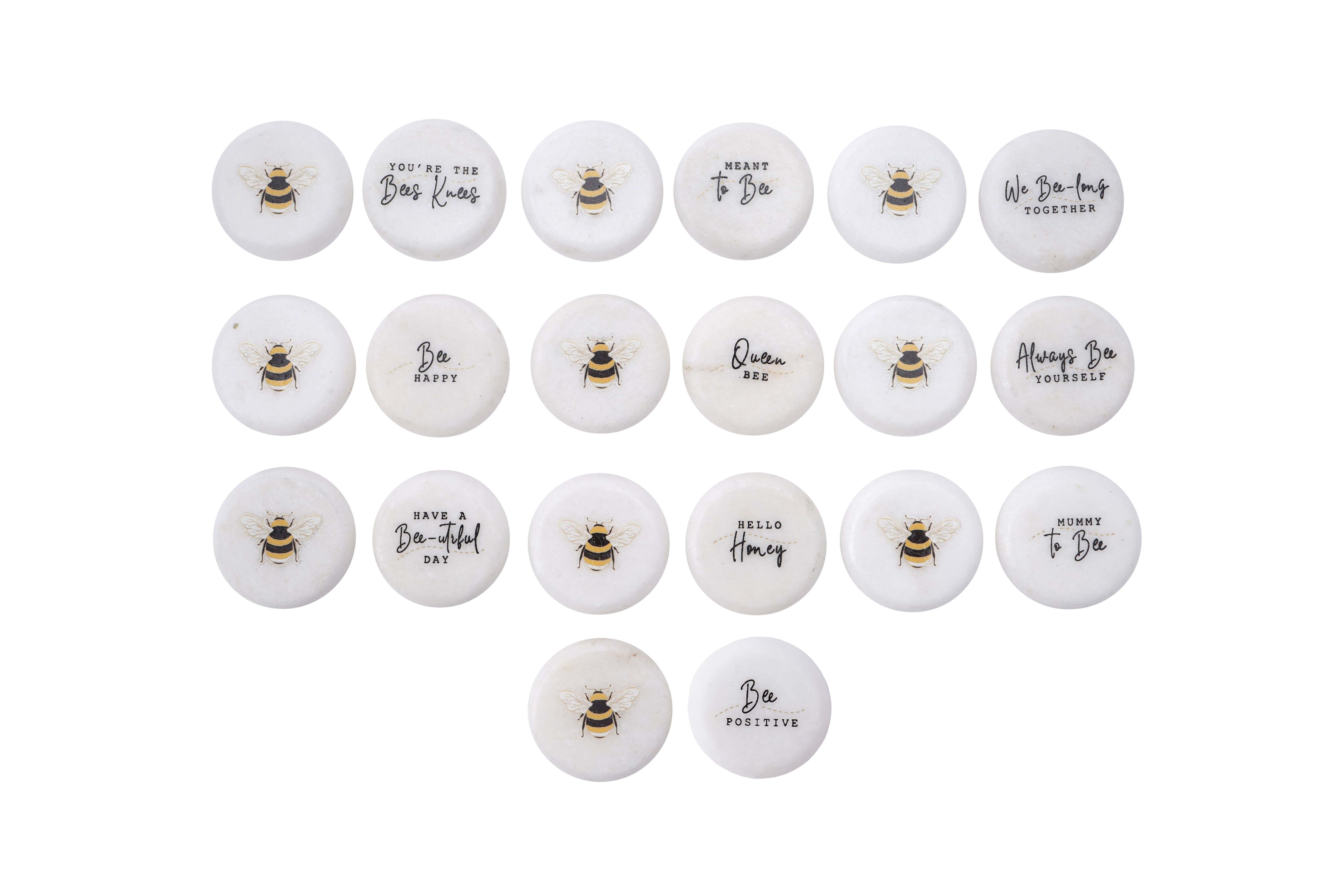 CGB Giftware - Wholesale Retailer Display - Kids & Baby - The Beekeeper 10 Assorted Keepsake Pebbles Display1