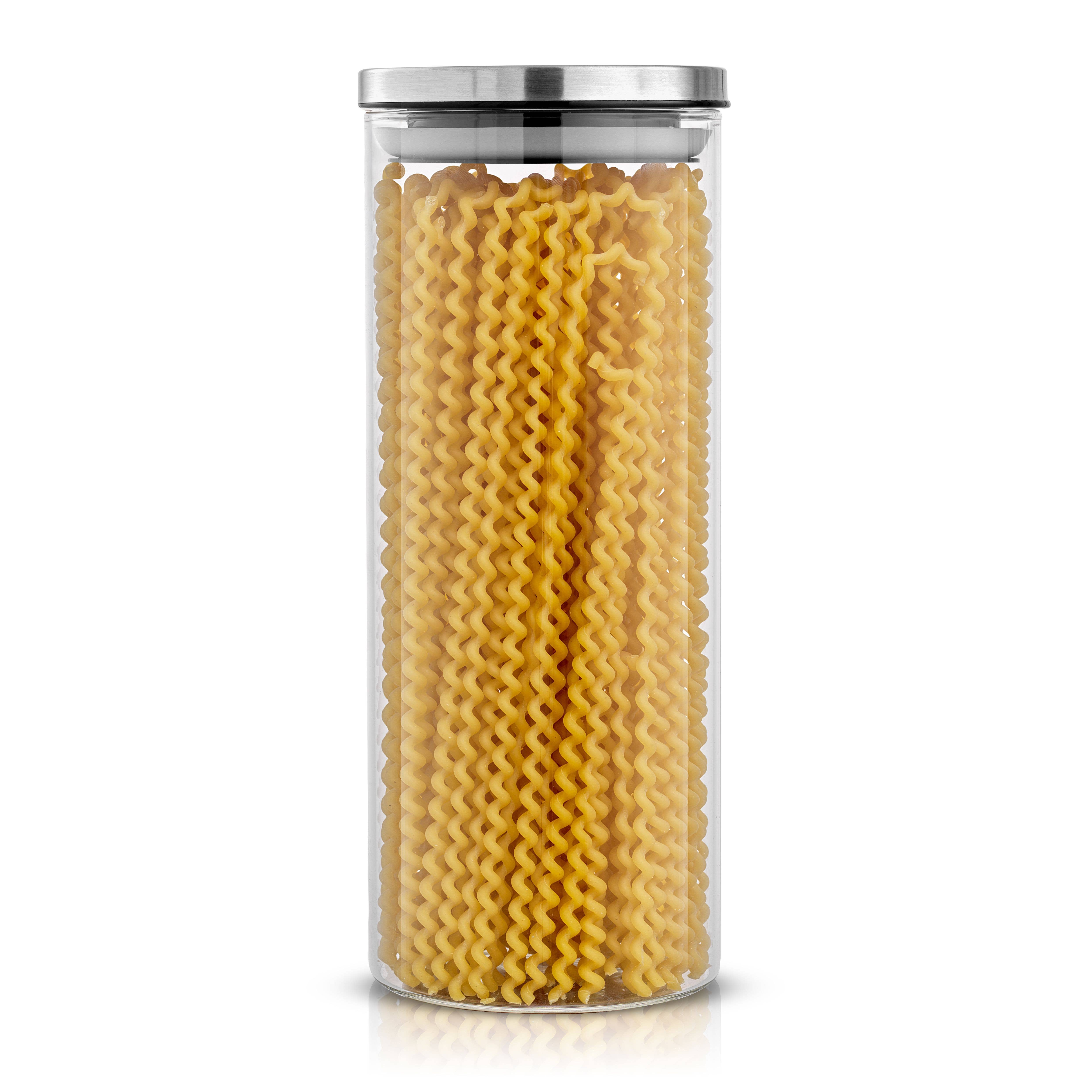 JoyJolt - Wholesale Food Storage Container - Storage Jars with Airtight Stainless Steel Lids - Set of 69