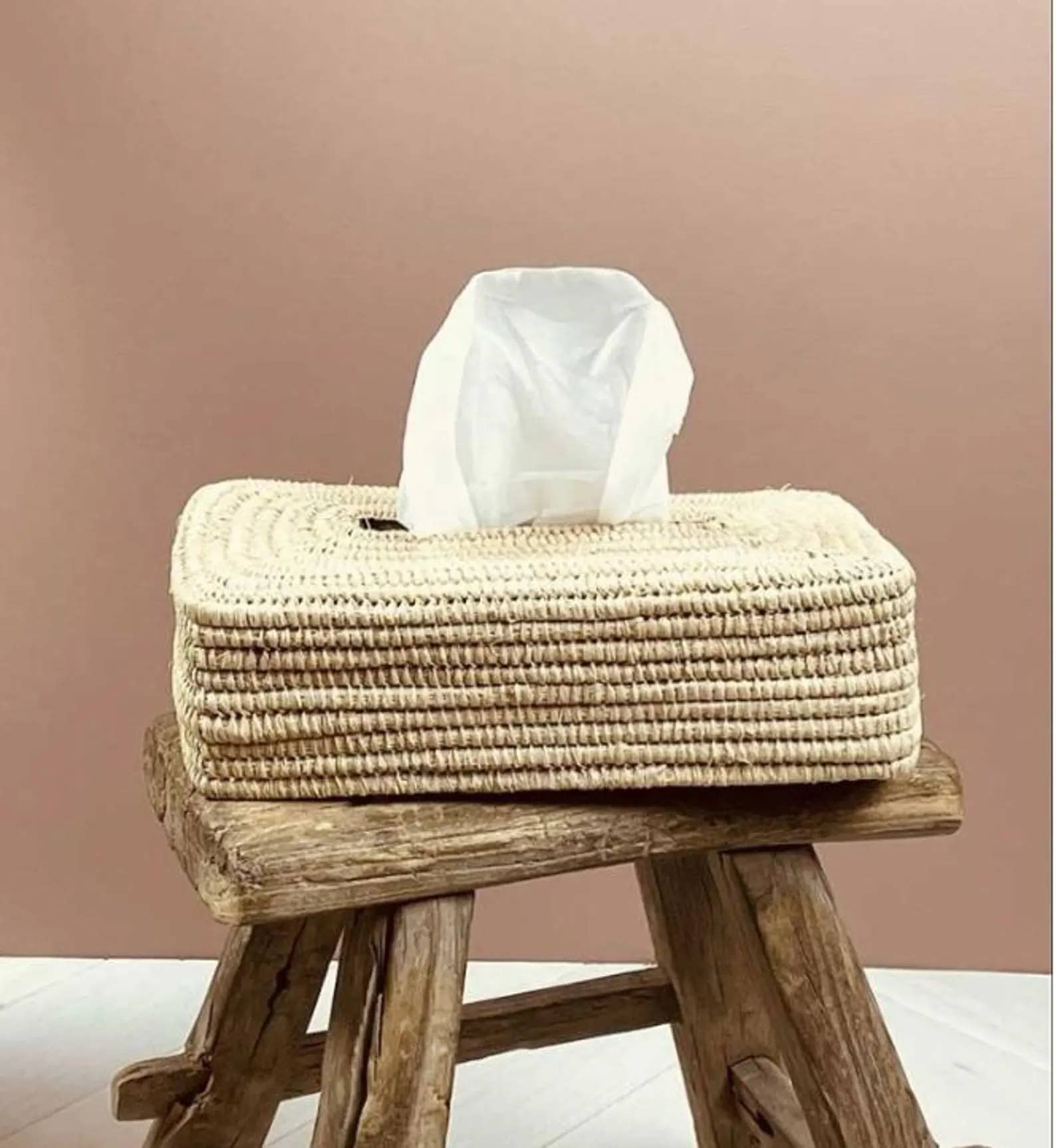 DarKech - Wholesale Decorative Box - Handwoven Rattan Tissue Box Cover – Natural Boho Decor0