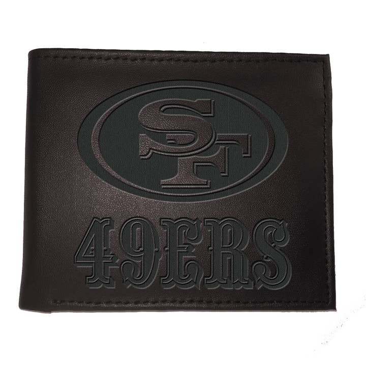 Evergreen Enterprises - Wholesale Wallet - Men's - San Francisco 49ers, Bi-Fold Wallet, Black1