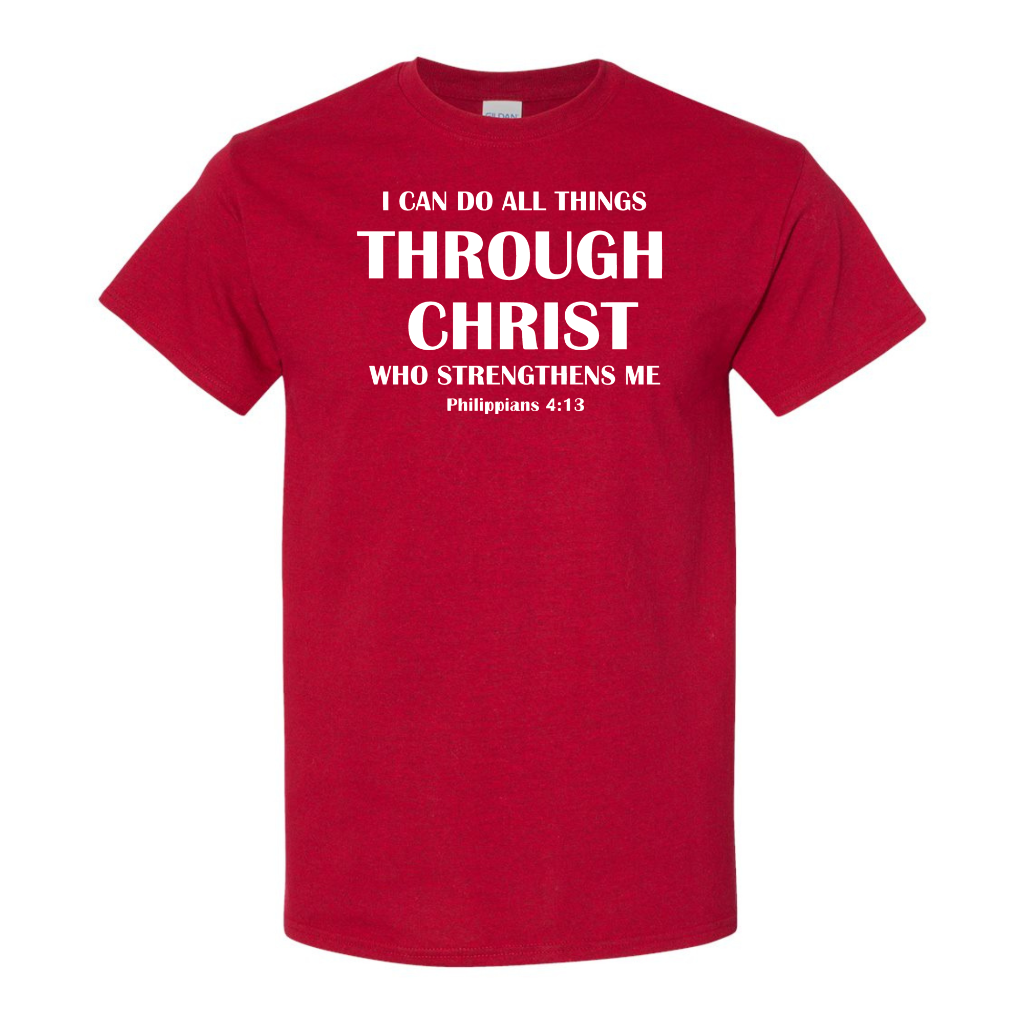 Love Ann Joy Apparel, LLC - Wholesale Screen Printed T-Shirt - Men's - I Can Do All Things Through Christ Christian T-Shirt7