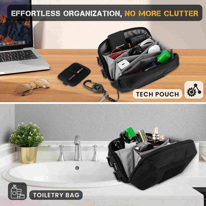 Antarctica Outdoors - Wholesale Pouch – Unisex - Votagoo Electronic Organizer Accessory Tech Pouch for MacBook Charger, Cord Organizer Travel Storage Bag7