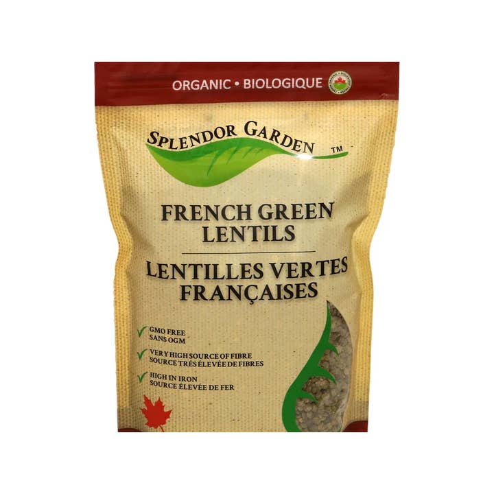 Star Wholesale Ltd. - Wholesale Beans - SG ORG. French Green Lentils 12/600g