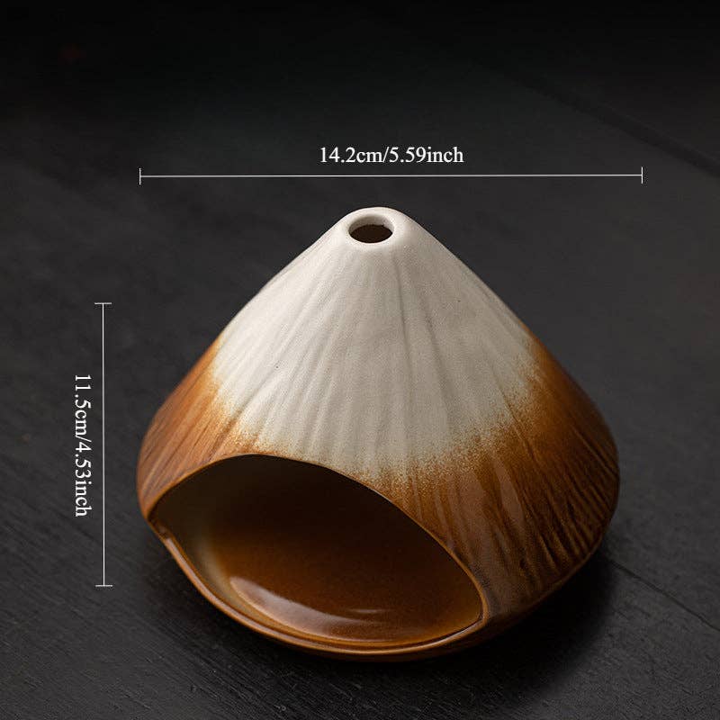 Gohobi （We cover U.S. import duties） - Wholesale Incense Holder - Gohobi Mount Fuji Ceramic Incense Fireplace0