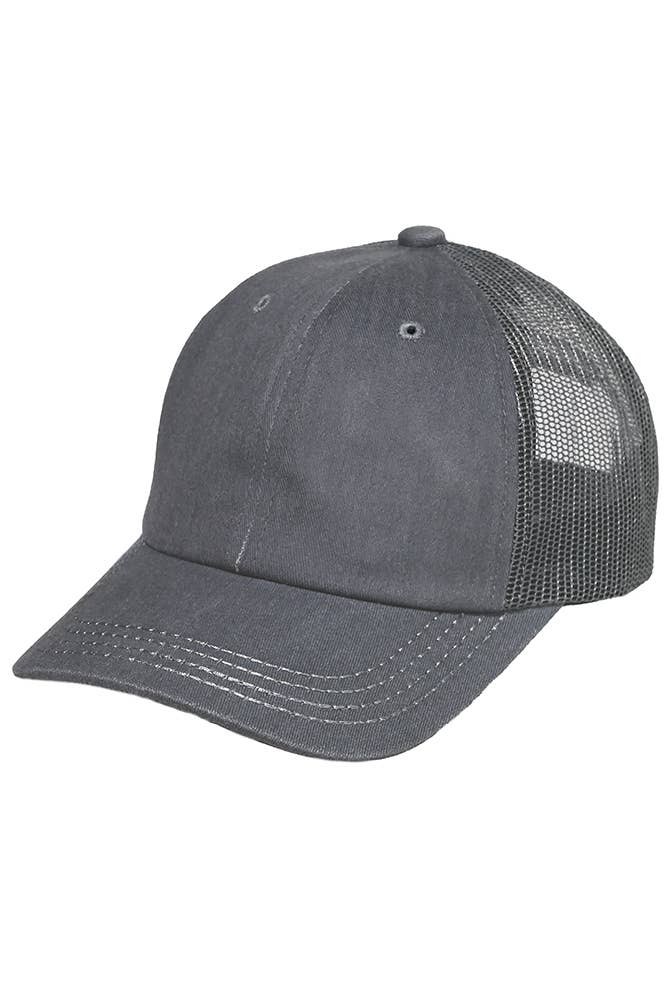 Hana - Vendita all'ingrosso Cappellino da camionista - Donna - Cappellino da baseball C.C in cotone spazzolato con rete sul retro6