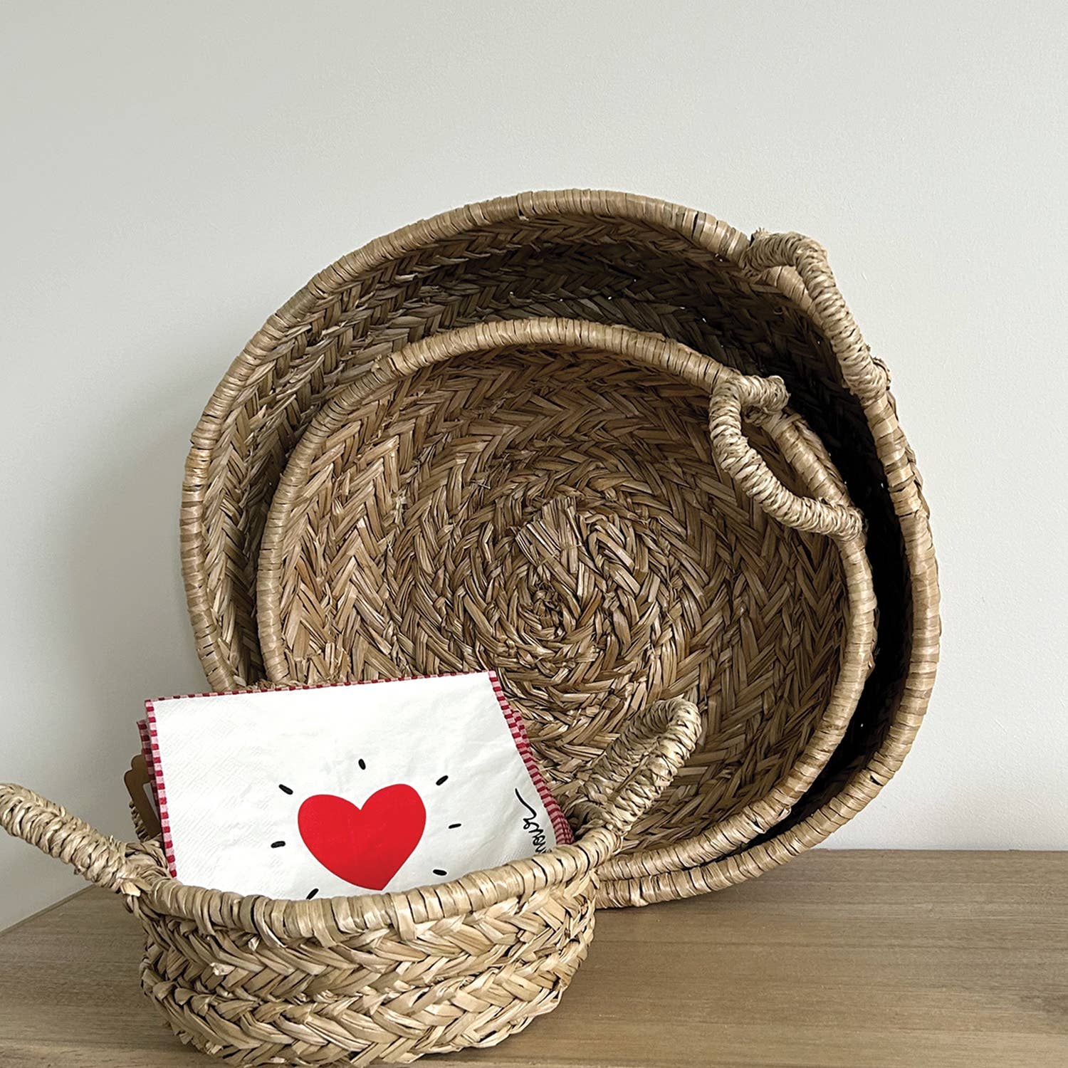 Opjet Paris - Wholesale Disposable Napkin - Red heart paper napkin x203