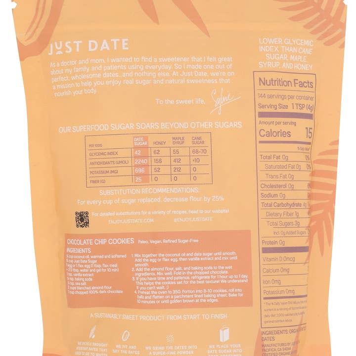 Everyday Supply Co - Wholesale Flavored Syrup - Just Date Syrup Date Sugar Org - Case Of 61