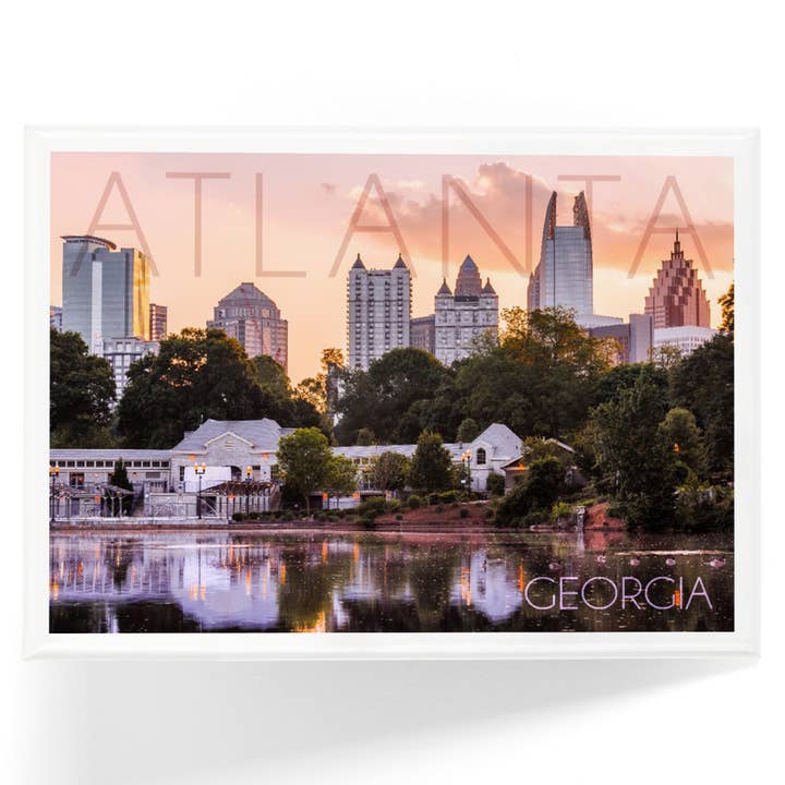 Lantern Press - Wholesale Magnet - MAGNET Atlanta, Georgia, Piedmont Park